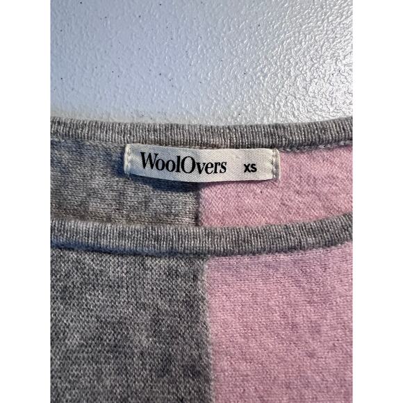 Woolovers Sweater Wool Cashmere Colorblock Quiet Luxury Minimalist Capsule Cozy - Picture 5 of 6